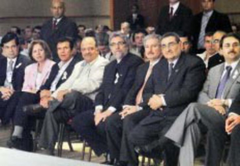 El presidente de la Corte Surpema de Justicia, doctor Antonio Fretes participó del foro.
