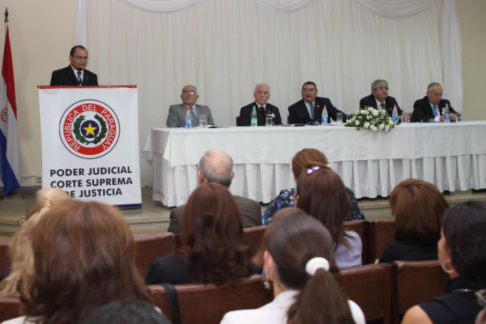 Presidente de la Circunscripcion Judicial de Itapúa, abogado Cristino Yeza Araujo, 