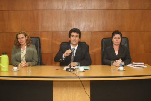 Integrantes del Tribunal de Sentencia.