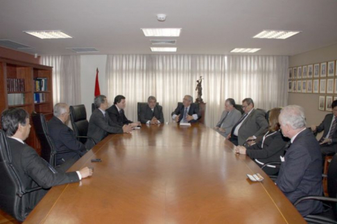 Presidente de la República y Ministros de la Corte se reunieron para coordinar acciones durante el Estado de Excepcion