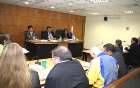 Imagen del juicio oral y público contra Oscar Raimundo Torres.