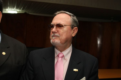 El camarista Carlos Bray Maurice, quien presidió el Tribunal de Apelación que condenó a 18 años de prisión al policía por homicidio