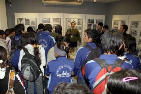 Emprendedores y entusiastas bachilleres en contabilidad del Colegio Mbocayaty de Villa Elisa visitaron hoy el Poder Judicial de Asunción