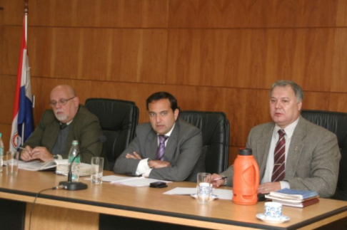 Integrantes del Tribunal de Sentencia.