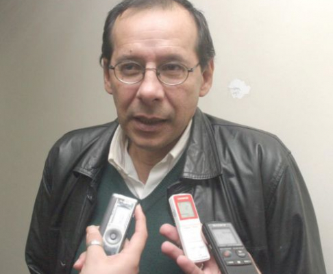 El actual presidente de la Copaco Mario Esquivel quien acudió a la audiencia preliminar en calidad de testigo