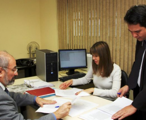 El sorteo se realizó en la Oficina de Coordinación y Seguimiento de Juicios Orales.
