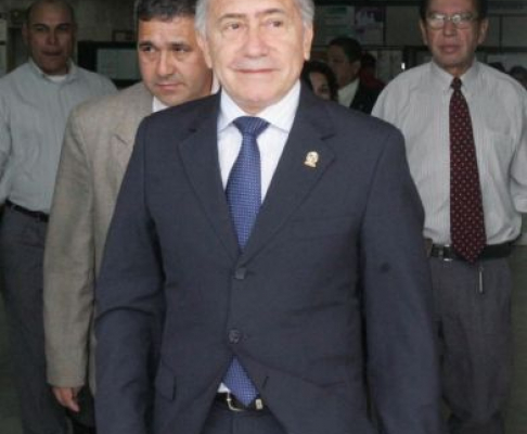 Momento en que Lino Oviedo acudió a Tribunales