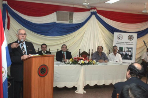 Ministro Bajac participó en la presentación del Sistema Operativo de Cuentas Judiciales en San Juan Nepomuceno