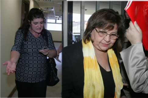 Las notarias públicas fueron detenidas ayer en la sede judicial de Asunción