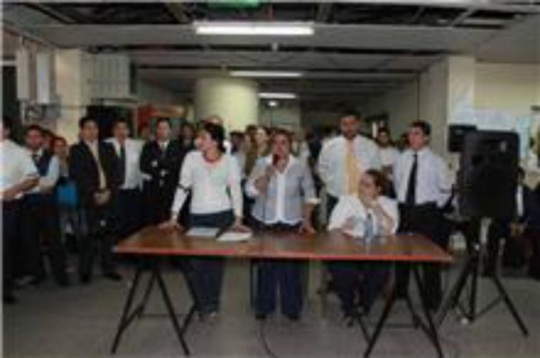 La reunión del Sifupar se realizó ayer en la sede judicial de Asunción