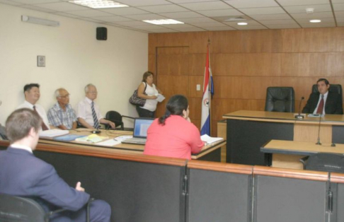 Uno de los nueve juicios llevados a cabó en la sede Judicial de Asunción.