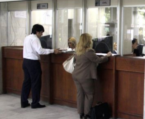 Fachada de la nueva oficina