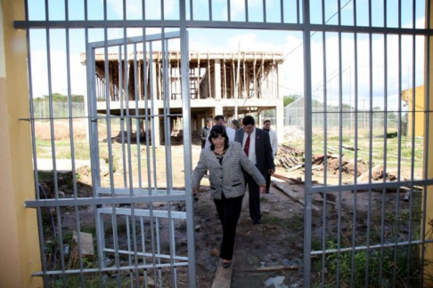 Los jueces de Ejecución Penal Carlos Escobar  y Lourdes Scura visitaron la penitenciaria de Emboscada