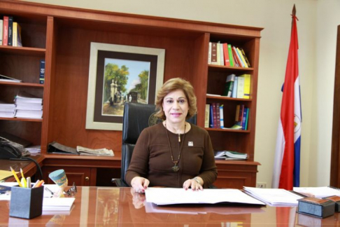 La ministra de la Corte Suprema de Justicia, doctora Gladys Bareiro de Módica