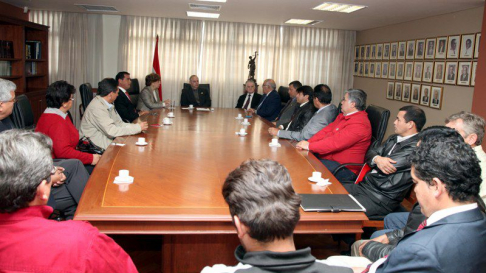 Ministros de la Corte Suprema de Justicia recibieron en audiencia a las autoridades de Alto Paraná 