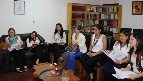Durante la reunión en Alto Paraná.
