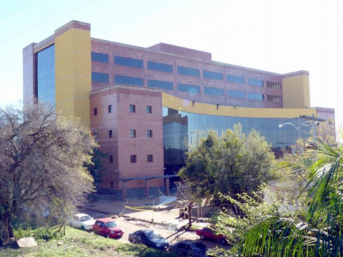 Fachada del Palacio de Justicia de Encarnación.