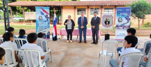 Continúa el programa “Educando en Justicia” en San Pedro del Ycuamandiyú.