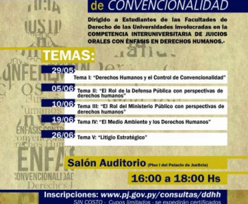 Afiche alusivo al ciclo de conferencias.