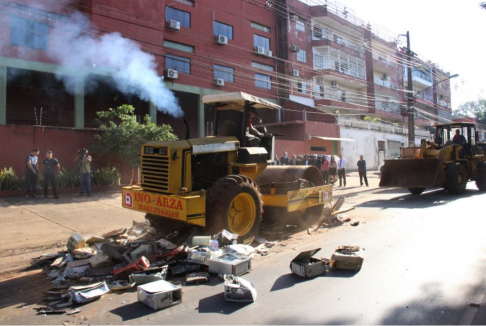 El proceso se llevó a cabo con la colaboración de la Municipalidad de Ciudad del Este.