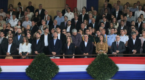 El titular de la Corte Suprema participó del acto inaugural de la ExpoPy 2025.