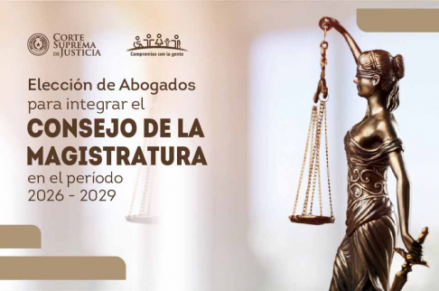Corte Suprema socializa listado de profesionales fallecidos excluidos para las elecciones del Consejo de la Magistratura