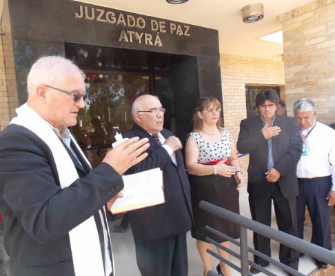 El ministro de la Corte Suprema de Justicia, doctor Sindulfo Blanco, presidió la inauguración.