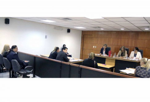 Se realiza el control de inicio de juicios orales.