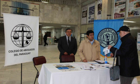 Stand habilitado para las inscripciones.