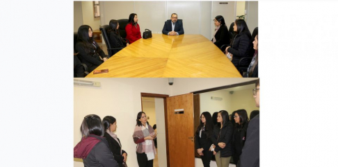 Alumnos se interiorizaron sobre las funciones y dependencias de la sede judicial de Encarnación.