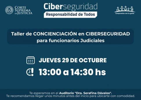 Continua jornada de concienciación en ciberseguridad para funcionarios