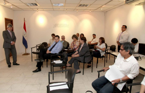 El director del Museo de la Justicia, Dr. José Agustín Fernández, abrió el acto de recordación del 23° aniversario del descubrimiento del Archivo del Terror. 