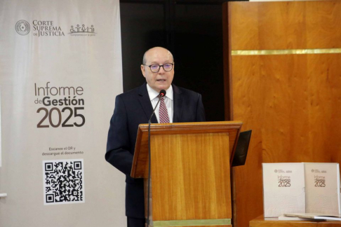 Corte Suprema de Justicia presentó su Informe de Gestión 2025.