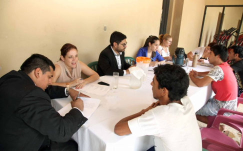 Varios internos se entrevistaron con las juezas.