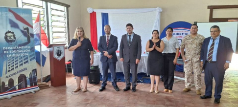 Educación en Justicia inició recorrido en Paraguarí con talleres en Mbuyapey.