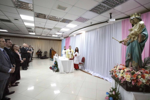 Celebración eucarística en honor a la Virgen María Auxiliadora. 