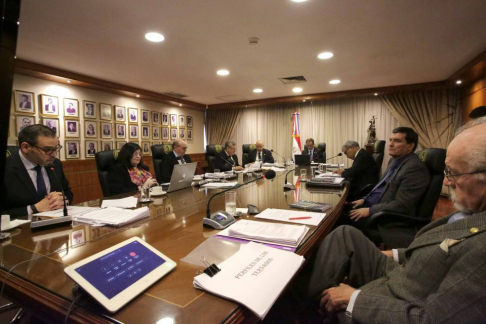 Sala Constitucional presentó informe de gestión del primer semestre del año