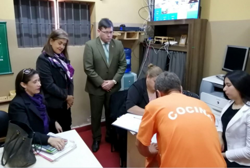 La visita de control, se encargó de la inspección de los establecimientos penitenciarios, en la cual el juzgado escuchó las solicitudes y quejas que presentaron los internos.