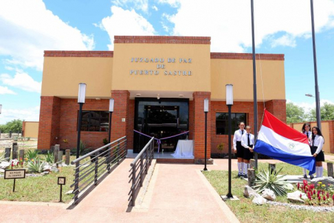 Nueva sede del Juzgado de Paz de Mbuyapey.