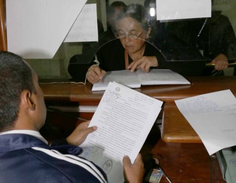 La Dirección de Administración de Personal de la Corte Suprema de Justicia, a través de su División de Inspectoría,  habilitó una mesa de control en las ventanillas de Legalizaciones 