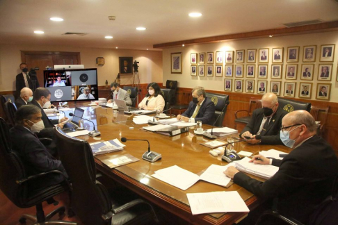 Foto archivo. Sesión plenaria de la Corte Suprema de Justicia.