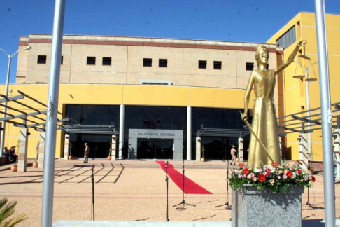 La reunión se realizó en el Palacio de Justicia de Pilar.