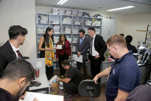 Recorrido técnico en juzgados civiles y comerciales de la Capital.