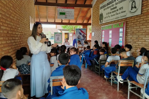 La Escuela Básica Nº 2742 Nazareth, ubicada en el barrio Monte Alto de la ciudad de San Estanislao, de la Circunscripción Judicial de San Pedro, fue sede del acto de cierre de las jornadas correspondientes al módulo “El juez que yo quiero”. 