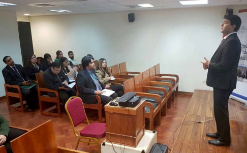 Jornada de fortalecimiento de la gestión, en la Sala de Conferencias N° 1.