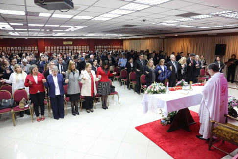 Esta mañana se celebró el día de la Virgen María Auxiliadora.