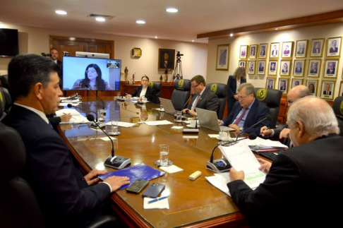 Sesión plenaria de la Corte Suprema de Justicia del 22 de mayo de 2024.