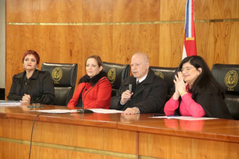 Ministros de la CSJ participaron en el Diplomado de Actualización en la Etapa de Ejecución Penal.