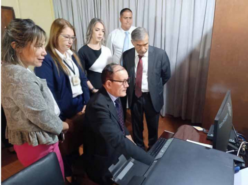 Habilitan oficialmente el Expediente Electrónico en el Juzgado de Paz de San José de los Arroyos.