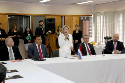La titular judicial, Alicia Pucheta, participó de la reunión interinstitucional que se llevó a cabo esta mañana.
